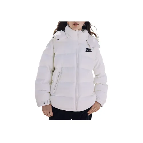 FILA белые женские пуховики