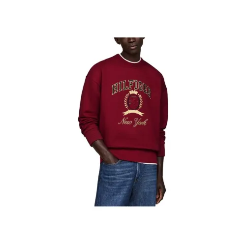 Tommy Hilfiger Темно-красный XJS Мужские Свитшоты