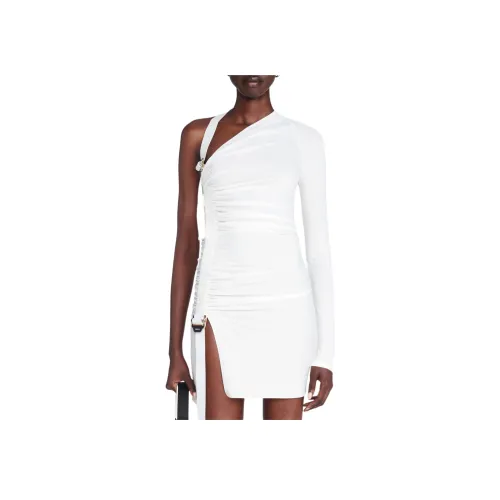 DION LEE Сливочный/Сливочный Женские Длинные Платья с Рукавами