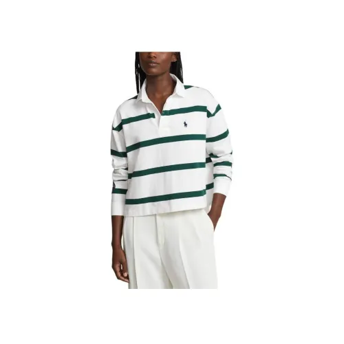 Polo Ralph Lauren Wimbledon Теннис Открыто Коллекция SS24 Поло Женские Фарфоровый белый