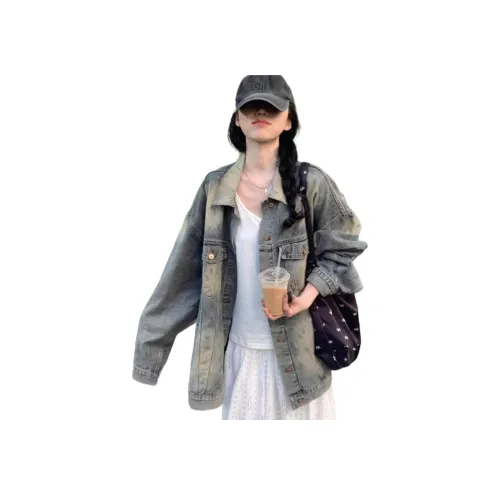 HAPG Винтажный синий [Высокое качество] Женские куртки