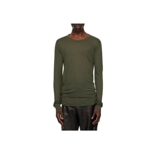 RICK OWENS совместный бренд Зеленый Мужской T-рубашки