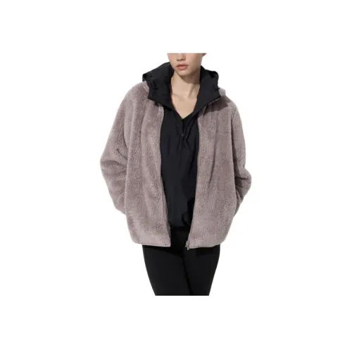 UNIQLO Бархат Feel Пальто Женское Умбра