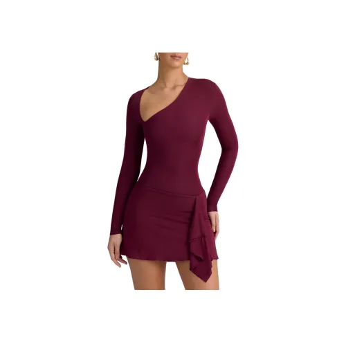 OH POLLY DONA Длинное платье с длинными рукавами женское