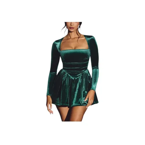 OH POLLY TERA Длинное платье с длинными рукавами женское