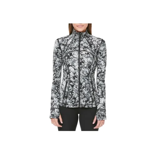 lululemon Define Куртки и Пальто Женские Ледяной Серый с Черным Узором