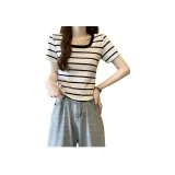 Абрикосовый Черный Полосы