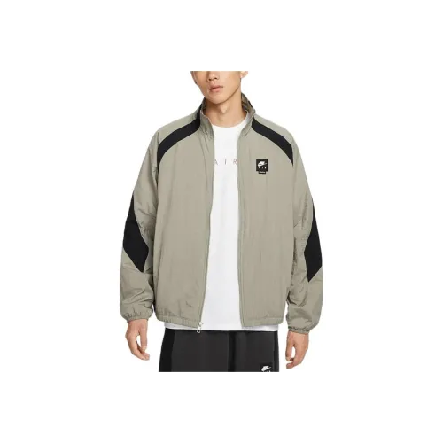 Nike Air Ткани вязаные Серый Мужской Куртки