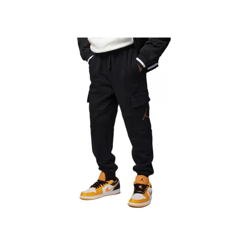 Jordan CNY Вязаные тренировочные штаны для детей черные