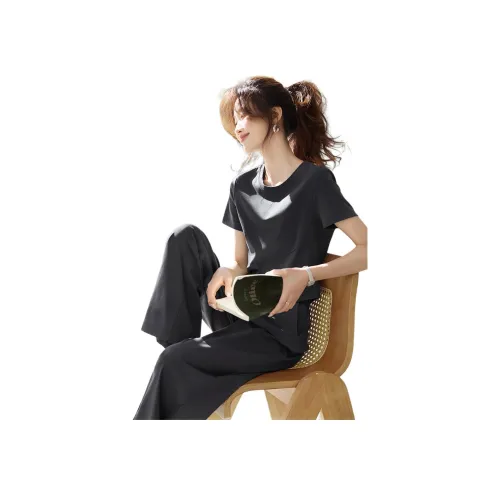 Mo Han Yi Mei Повседневный костюм женский темно-серый