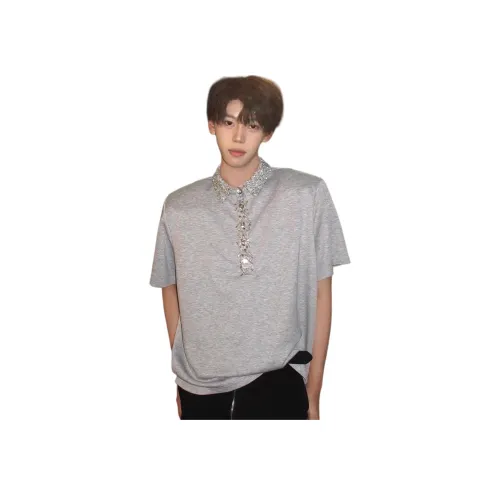 PVPVPV Серый Унисекс Поло