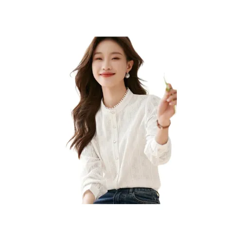 Mo Han Yi Mei Рубашка Женская Экрю