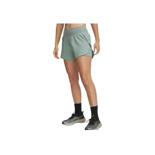 Under Armour Storm Light Green Женские Спортивные Шорты
