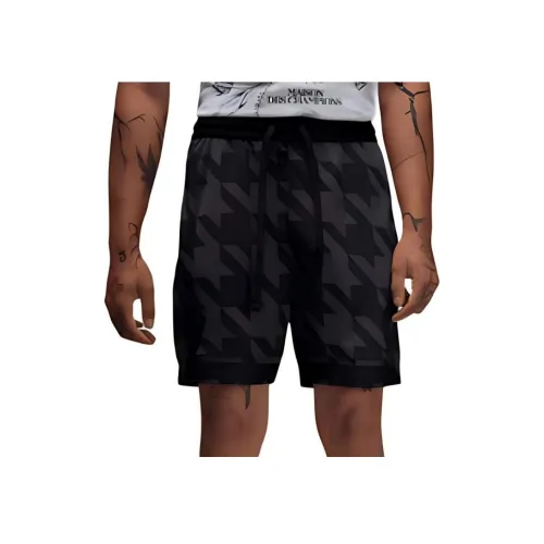 Jordan Sport Dri FIT Printed Diamond Повседневные шорты Унисекс Черный