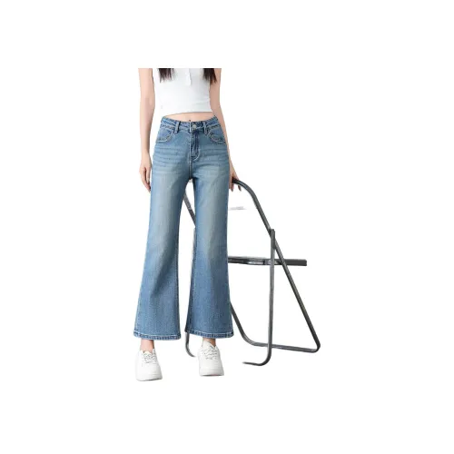 CHOCOOLATE Винтажные синие женские джинсы