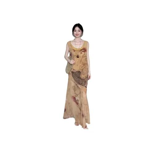 PARKYEON Майка Платье Женские Платья без рукавов