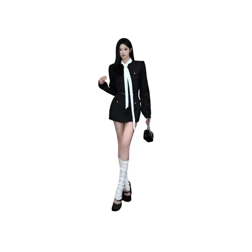 ZVJH Длинное платье с длинными рукавами женское