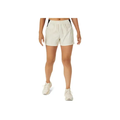 ASICS MULTI Карман Graphic Повседневные шорты Женские Березовая древесина