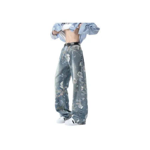 FOREVER 21 Светло-синие Унисекс Джинсы