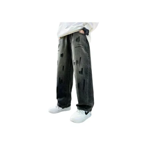 CAMKIDS Черно-серый цвет, школьный возраст, джинсы