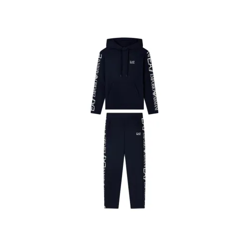 EMPORIO ARMANI EA7 Повседневный костюм женский темно-синий