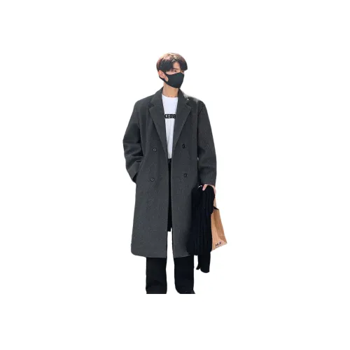 FEIERDAOSHANGDEMAO Пальто Унисекс Черный