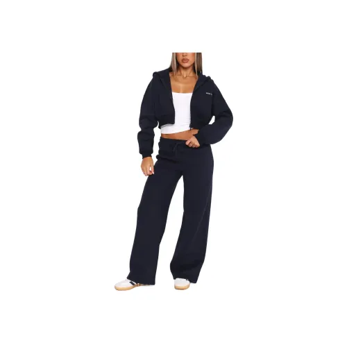 WHITE FOX Вязаные спортивные брюки женские