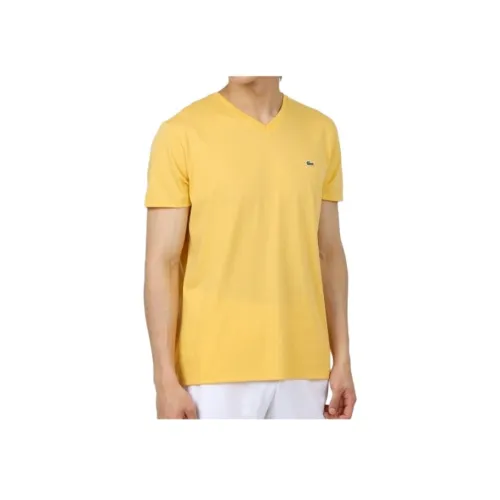 LACOSTE Collaboration Желтые Мужские Футболки