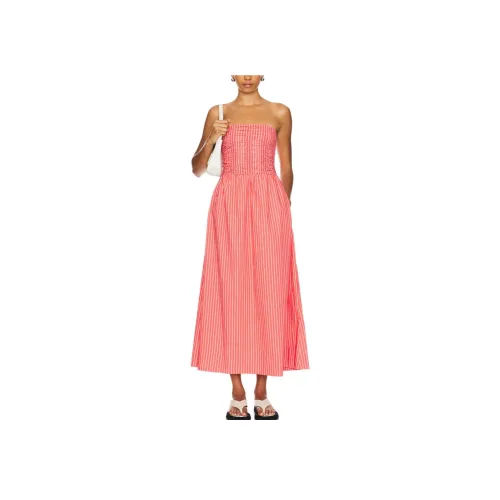 FAITHFULL THE BRAND Без рукавов Платье Женское Красное