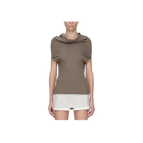 RICK OWENS Темно-серый Женская трикотажная одежда
