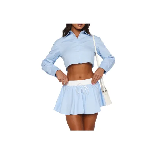 WHITE FOX Мини Юбка-Шорты Повседневная Короткая Юбка Женская