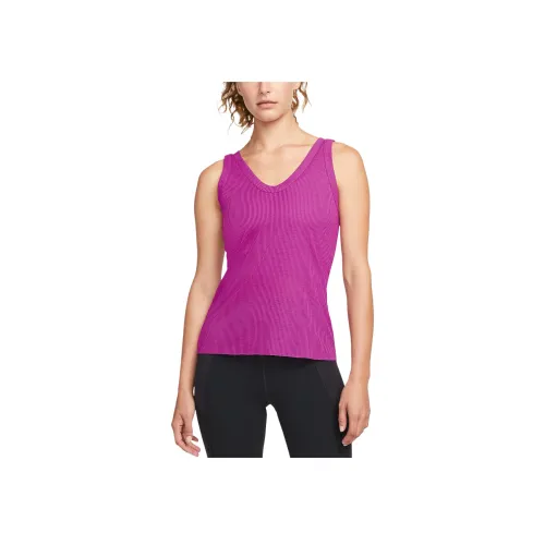 nike Yoga Luxe Майка Женская Кактусовый Цветочный Дизайн Villain Красный