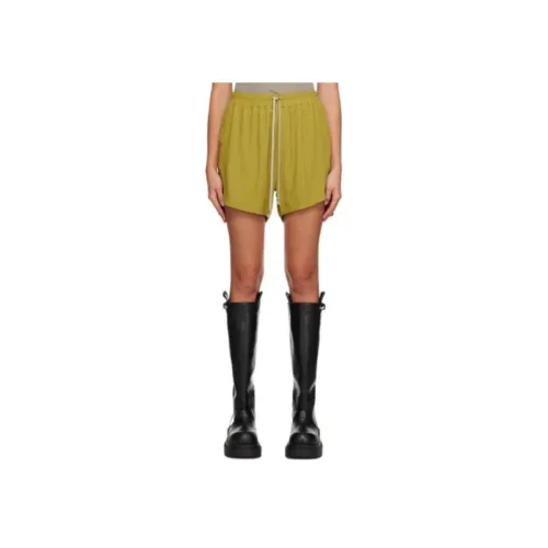 RICK OWENS совместный бренд RO Повседневные шорты Женские Желтые