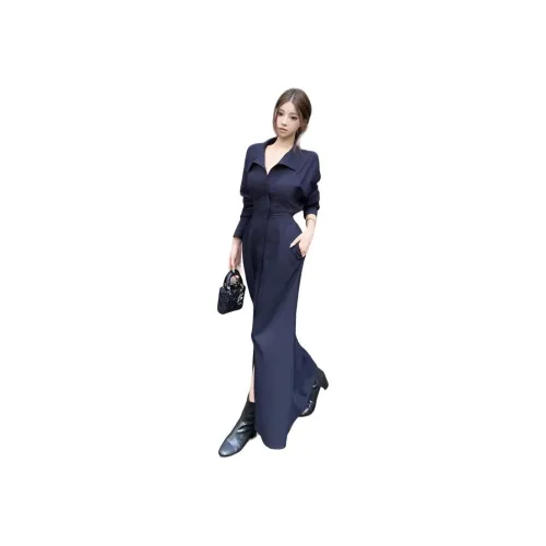 BEAUTIFUL CONFESSION Длинное платье с длинными рукавами женское