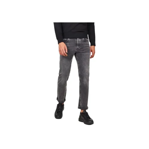 STAR RAW Джинсы Мужские Угольный Серый