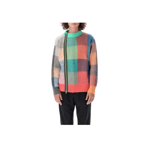 Sacai Совместный бренд Многоцветные Мужские Свитера