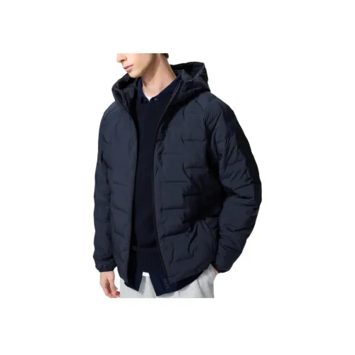 UNIQLO Морской синий Мужской пуховик