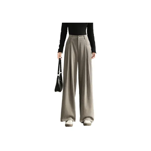 SMEN Повседневные брюки женские умбра