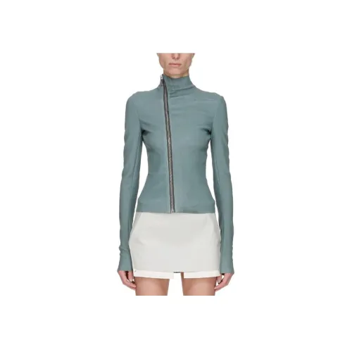 RICK OWENS Женские Кожаные куртки Mouthwash