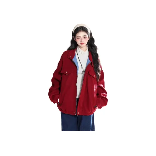 UNA RETA Red Unisex Куртки