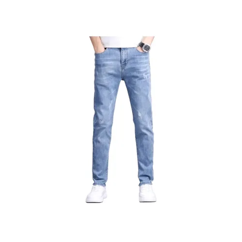 VSSYR Светло-синие унисекс джинсы