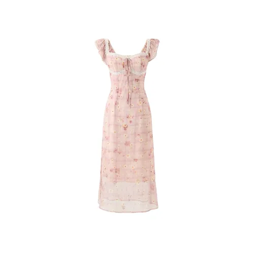 AFGGD Короткий рукав Платье Женское