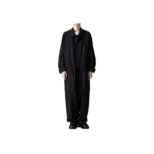 Yohji Yamamoto Черные Мужские Комбинезоны