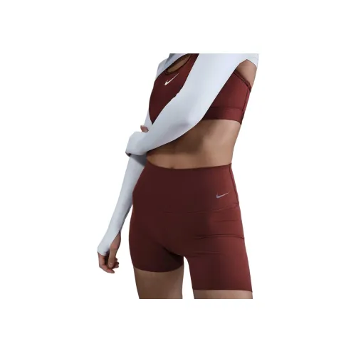 nike Zenvy Повседневные шорты Женские Темный Командный красный Черный