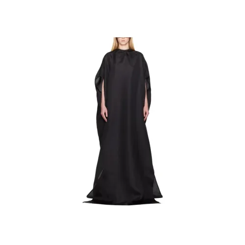 RICK OWENS Black Женские Короткие Платья с Рукавами
