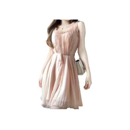 Mu Xiao Xin Светло-розовый Женские Слиплатья