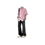 Red Stripes + Black Jeans  
Красные полосы + черные джинсы