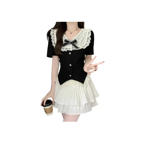 YICHEN Топ + юбка Комплекты одежды Женские Наборы с юбкой