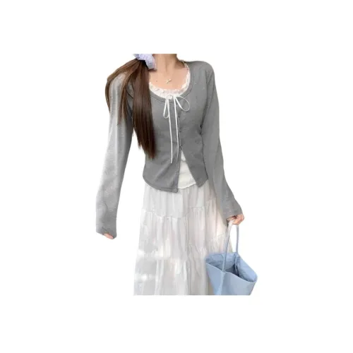 MUCCHIC Серые Женские T-рубашки