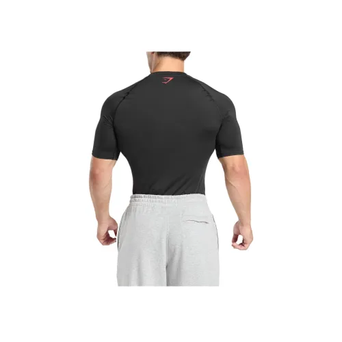 GYMSHARK Черные Мужские T-рубашки
